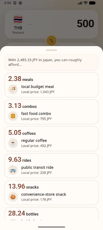 GeeBaht app screenshot 2